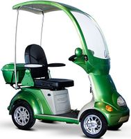 Adult Electric Mobility Scooter with Roof, Four Wheel, Golf Cart Scooter