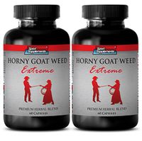 Maca Root Women - Horny Goat Weed Extreme - Sexual Enhancement for Women (2 Bottles 120 Capsules)