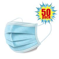 3-Ply Disposable Comfortable Earloop Marsk 50 Pcs Anti Dust Mark