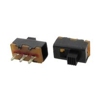 uxcell 50 Pcs 2 Position 1P2T SPDT PCB Panel Mount Mini Vertical Slide Switch