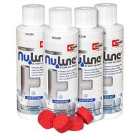 Fast Shipping! (4) NuLine HVAC Condensate 8 Ounce Nu-Line Drain Cleaners Plus (4) 4185-03 Gel Tablets