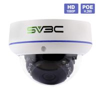SV3C Full HD 1080P Dome POE IP Security Camera Indoor/Outdoor(Wired, not Wireless), Vandal-Proof, IP66 Waterproof, Support Remote Viewed by iPhone,Andriod Phone,Pad and Windows PC