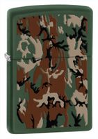 Zippo Green Matte Camo