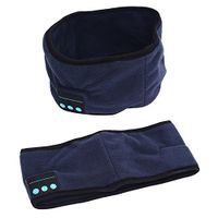 【Relaxation Sleep Headphones】 Help Treating Insomnia Lose Sleep with Built-in Stereo Speakers Comfortable Gentle for Sleeping, Relaxation, Meditation (Navy Blue)
