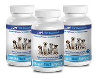PET SUPPLEMENTS Dog Urinary Tract - Urinary Tract Support - for Dogs - Advanced Complex - CHEWABLE - uva Ursi for Dogs - 3 Bottle (270 Chews)