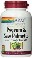 Solaray Pygeum and Saw Palmetto with Cranactin Supplement, 90 Count