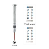 GODSHARK 2 Sets Replacement Screws with Screwdriver for MacBook Air 13 inch A1369 A1466 2010-2017, Unibody Bottom Case Cover P5 Pentalobe Repair Replacement Tool Kit Notebook Laptop PC Computer Screw