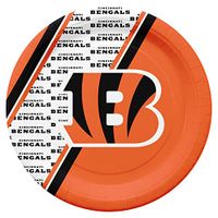 NFL Cincinnati Bengals Disposable Paper Plates, Pack of 20