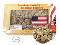 DABC OAK LAND 4OZ*2=227g/2 Boxes Hand-Selected American Wisconsin Farmed Ginseng Root | Long Small |美国威斯康辛州 长枝西洋参 花旗参| Cultivated Wisconsin American Ginseng CD 066#XL Box