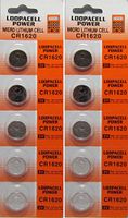 Loopacell CR1620 3 Volt Lithium Batteries (10 Pack)