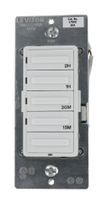 Leviton LTB02-1LZ Decora 1800W Incandescent/20A Resistive-Inductive 1HP Preset 15-30-60-120 Minute Countdown Timer Switch, White/Ivory/Light Almond