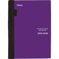 Five Star Student 2019-2020 Academic Year Weekly & Monthly Planner, Small, 5-3/4" x 8-1/2", Advance, Purple (CAW45059)