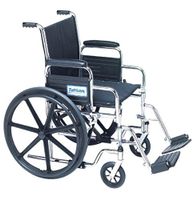 Venture Light Hemi Wheelchair, 16"W x 16"D, Swingaway Footrests