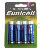 Hillflower 80 Piece AA LR6 LR06 AM-3 Card 0% Hg 1.5V Ultra Power Alkaline Long Duration Light Prime Quality Battery