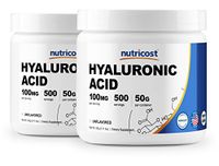 Nutricost Hyaluronic Acid Powder 50 Grams 2 Bottles