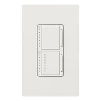 Lutron MA-L3T251-SW Maestro 300 Watt Single Pole Dimmer And Timer Switch, Snow