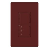 Lutron MA-L3T251-MR Maestro 300 Watt Single Pole Dimmer And Timer Switch, Merlot