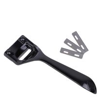 BUTUZE Metal Leather Skiver,Sharp Skiver with Comfortable Grip,Convenient Leather Working Tool with Three Skiver Blades for Leather Craft DIY,Leather Making,Leather Thinning