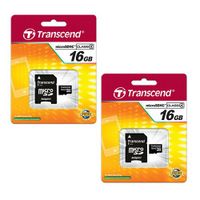 Samsung Galaxy S5 Cell Phone Memory Card 2 x 16GB microSDHC Memory Card with SD Adapter (2 Pack)