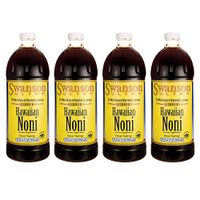 Swanson Hawaiian Noni Liquid 32 fl Ounce (1 qt) (946 ml) Liquid (4 Pack)
