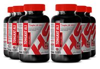 Tongkat ali Extract Capsules - LONGJACK TONGKAT ALI Extract 200 : 1 400 MG - Increase Energy (6 Bottles)