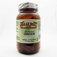 Holly Hill Health Foods, 100% Vegetarian Ginger, 90 Vegetarian Capsules