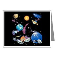 Note Card Solar System And Asteroids