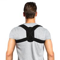 Posture Corrector Brace and Clavicle Support Straightener for Upper Back Shoulder Forward Head Neck Aid, Improve and Fix Poor Posture for Women Men (M(28''-35'' Chest))
