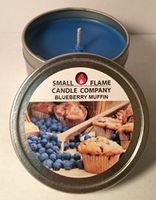 Small Flame Candle Company Blueberry Muffin Scented Soy Candle from