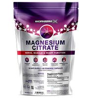 Magnesium Citrate (500mg – 60 Capsules / 1 Per Day) 100% Pure Certified & Maximum Strength