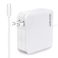 87W USB-C Power Adapter Charger, QINUKER PD Power Delivery Compatible with MacBook Pro Air 12 13 15 inch and Other Laptops or Type C Phones