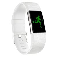 Dehao Accessories for Fitbit Charge 2 Band Replacement Bracelet Strap for Fitbit Charge 2 Band Wristband for Fitbit Charge 2 (Large, White)
