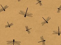 Dragonflies Kraft Tissue Paper120~20"x30" Half Ream Tissue Prints (2 Unit, 120 Pack per Unit.)