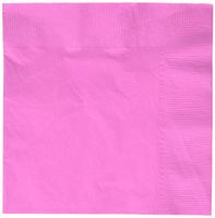 Bright Pink 2-Ply Dinner Napkins | Pack of 20 | Party Supply