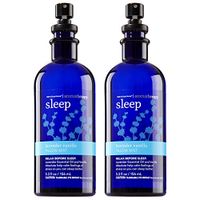 Bath & Body Works Aromatherapy Sleep Lavender Vanilla Pillow Mist, 5.3 Fl Oz, 2-Pack (Packaging May Vary)