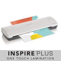Swingline Laminator, Thermal, Inspire Plus Lamination Machine, 12 inches Max Width, Quick Warm-up, Includes Laminating Pouches, White / Gray (1701867)