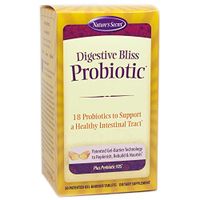 Digestive Bliss Probiotic by Nature's Secret | Healthy Gut Flora Support, 30 Gel-Barrier Tablets