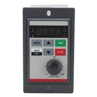 1HP 0.75KW Single Phase 220V 3.8A Small Frequency Converter Variable Frequency Drive, V/F Closed Loop, VFD Inverter Frequency Drive CNC Drive Converter