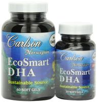 Carlson Labs Ecosmart DHA 500 Mg Mineral Supplement Softgels, 80 Count