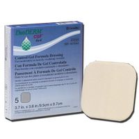 DuoDERM CGF Control Gel Formula Dressing, Duo-D Adh Drs Hydcol 4X4 in, (1 BOX, 5 EACH)