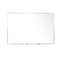 Ghent 2" x 3"  Aluminum Frame Painted Steel Magnetic Whiteboard