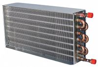 Precision Coils - SP101912N - Hot Water Heating Coil, 450 cfm, 1.3 gpm, Slip and Drive, Casing Length 12-3/8, Casing Depth 6