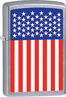 Zippo Personalized Message Engraved on Backside Customized Eagle Bald Flag Patriotic Windproof Lighter (Style25)