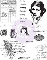 Prima Marketing 967017 Finnabair Cling Stamps 6"X7.5"-Beautiful Story