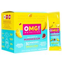 Ready to Mix Magnesium Glycinate Chelate – Easy to Take Powder | High Absorption, Non-Laxative, Vegan, Non-GMO Supplement for Sleep, Stress, Heart, Muscle Relaxation and Immunity | 30 Packets