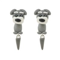 Liraly 1Pair Jewelry Handmade Clay Soft Pottery Earrings Animal Earring Accessories