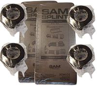 Black SAM Splint Kit - 36" Flat SAM Splints & 2" x 5yds Black Cohesive Wraps (2 Splint/4 Wraps)