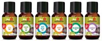Ke Aloha Best Blends Essential Oil Bundle Kit - Bliss Blend, Relaxation Blend, Tranquility Blend, Breath Free Blend, Deep Relief Blend, Protect Blend