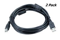 AxxonPremier USB 2.0 HS Cable - A-Male to B-Male Cord - 10 Feet (3 Meters) 2 Pack