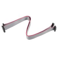 uxcell IDC 20 Pins Connector Flat Ribbon Cable Female Connector Length 20cm 1.27mm Pitch,2pcs